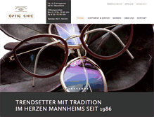 Tablet Screenshot of optic-chic.de